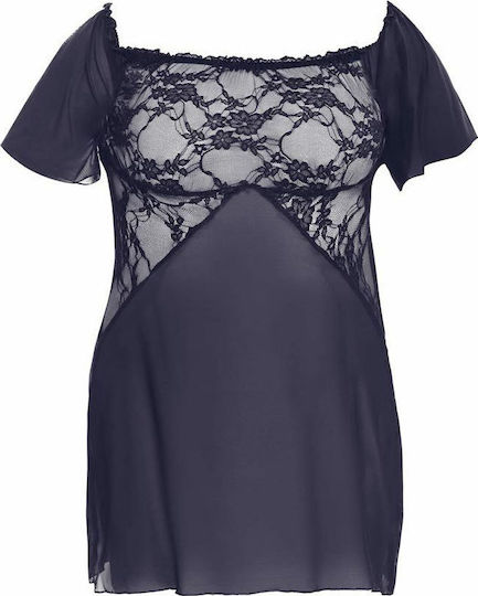 Anais Apparel Venea Plus Size Babydoll Black