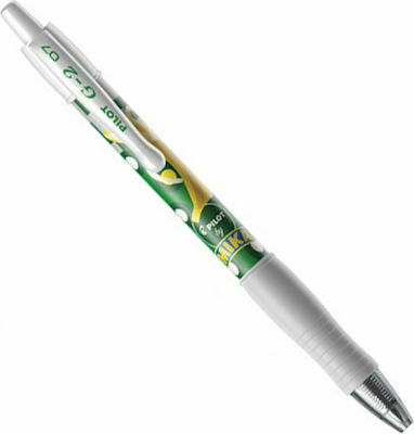 Pilot G-2 Mika Limited Edition Pix Gel 0.7mm cu cerneală Verde