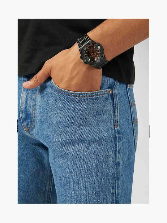 Versace Chain Reaction Uhr Batterie mit Metallarmband Versace Chain Reaction Uhr Batterie mit Metallarmband
