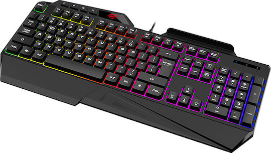 Havit KB488L Gaming Πληκτρολόγιο με RGB φωτισμό (Αγγλικό US)