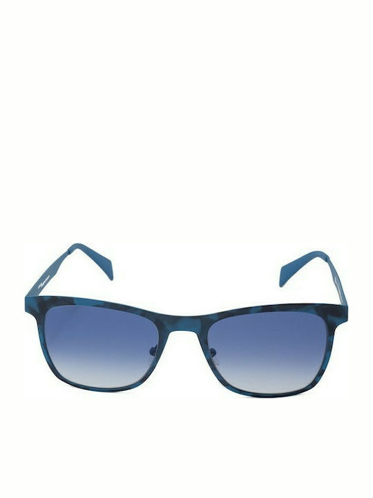 Italia Independent Men's Sunglasses with Blue Metal Frame and Blue Gradient Lens 0024.023.000