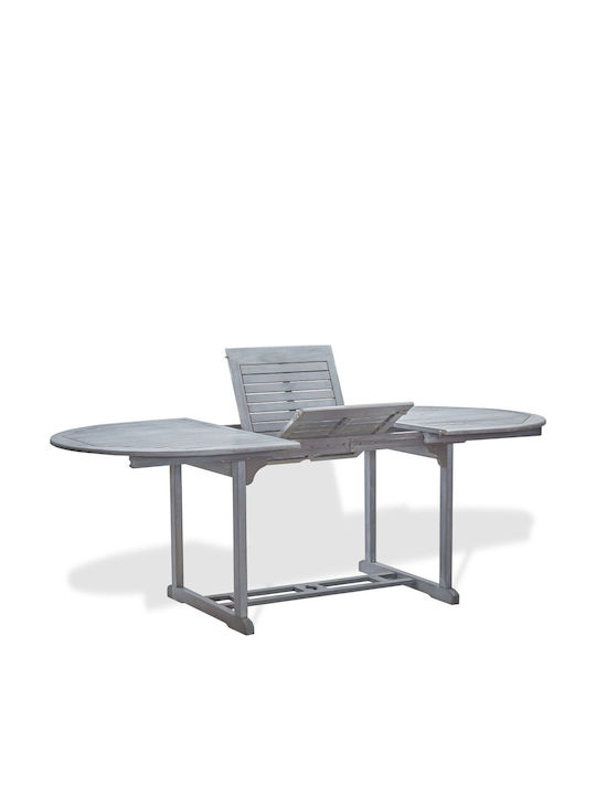 Tisch Ausziehbar Gray 150x100x74cm