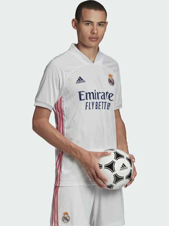 Real Madrid 20/21 Home Tricou Echipament Sportiv de Fotbal Bărbătesc
