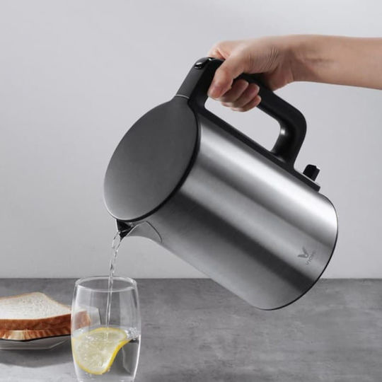 Viomi Kettle Βραστήρας 1.5lt 1800W Ασημί