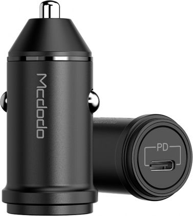 Mcdodo Mcdodo Handy-Autoladegerät 18W 3A mit Einer Buchse 1xType-C Schwarz Farbe