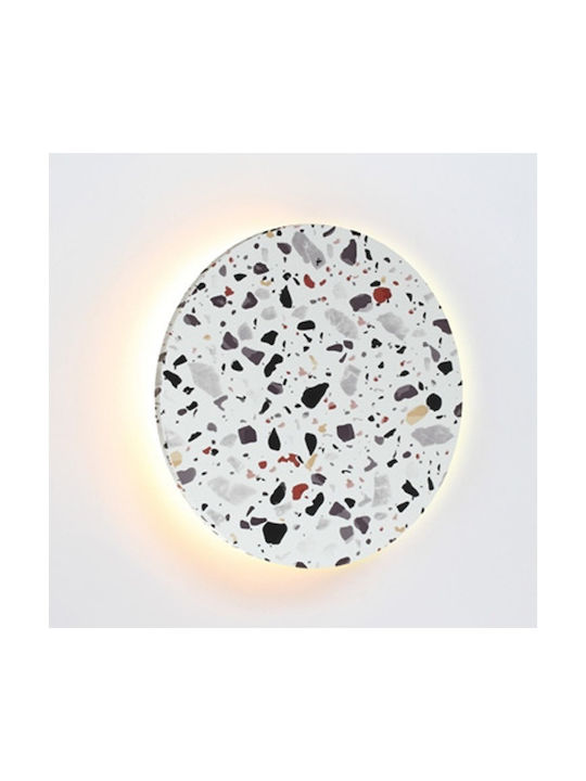 Aca Eclipse Modern Lamp Wall with Integrated LED and Warm White Light 22cm