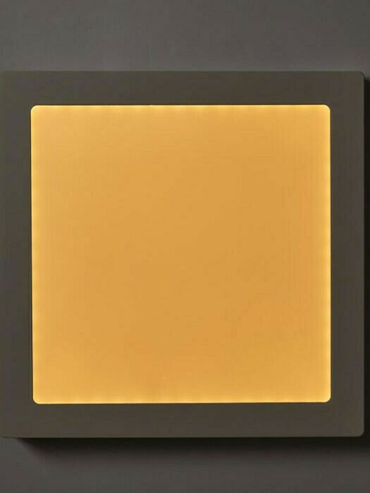 Nedis Platz Draußen LED Panel 18W mit Kaltweiß Licht 6500K
