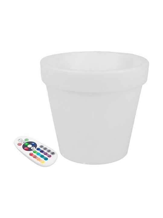 V-TAC V-TAC Flower Pot White 35.5x35.5x32.5cm
