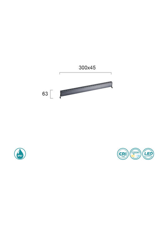 Viokef Marvel Φωτιστικό LED Wall Washer 6W 30x4.5cm Viokef Marvel Φωτιστικό LED Wall Washer 6W 30x4.5cm