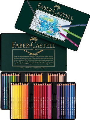 Faber-Castell Watercolour Pencils Albrecht Dürer σε Μεταλλική Κασετίνα 60τμχ