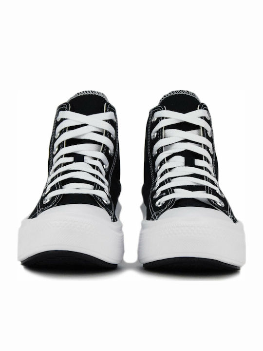 Chuck Taylor All Star Move Hi Flatforms Boots Black / Natural Ivory / White