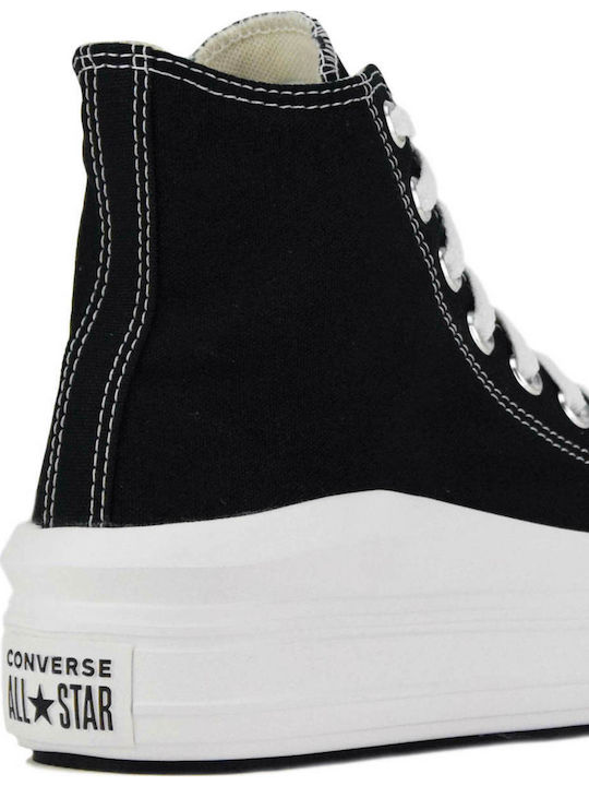 Chuck Taylor All Star Move Hi Flatforms Boots Black / Natural Ivory / White