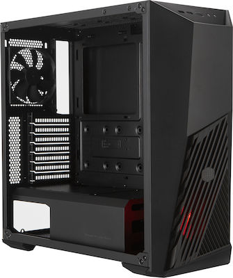 CoolerMaster MasterBox K501L Gaming Midi Tower Computer Case with Window Panel Black