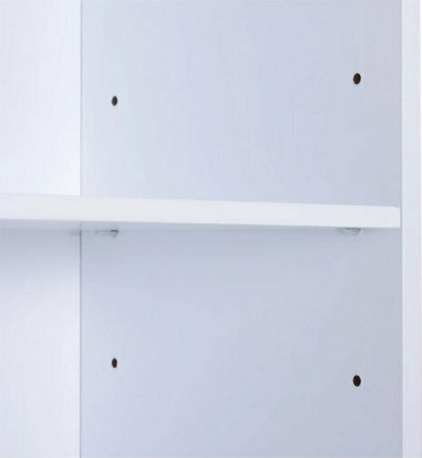 HomCom Floor Bathroom Column Cabinet L40xD23xH160cm White