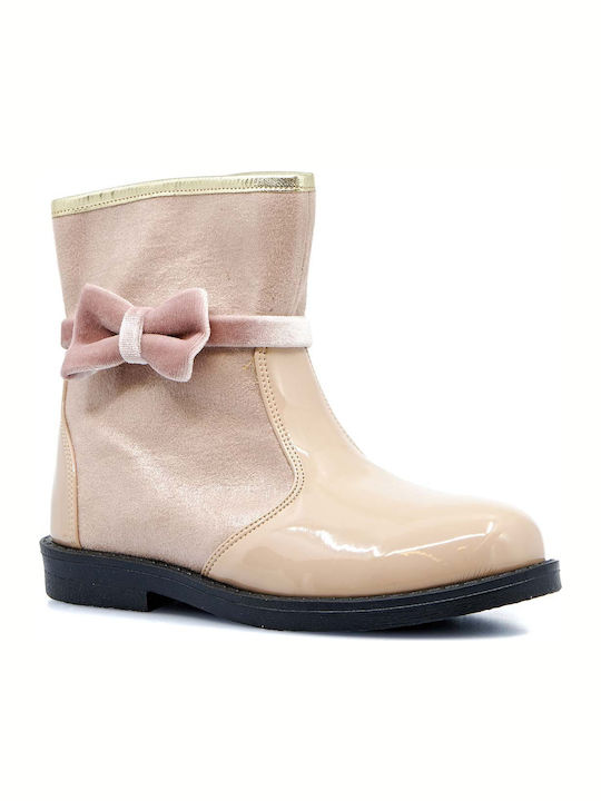 PAPISTAS KIDS BOOTS FOR GIRL ME NUDE SYNTHETIC