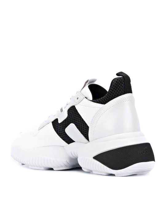 Interactive Femei Chunky Sneakers Albe