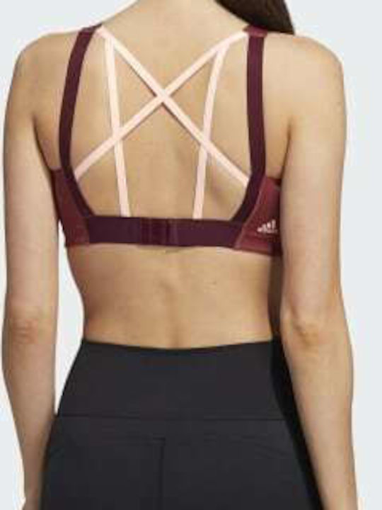 adidas Stronger It Alpha Γυναικείο Αθλητικό Μπουστάκι Κόκκινο