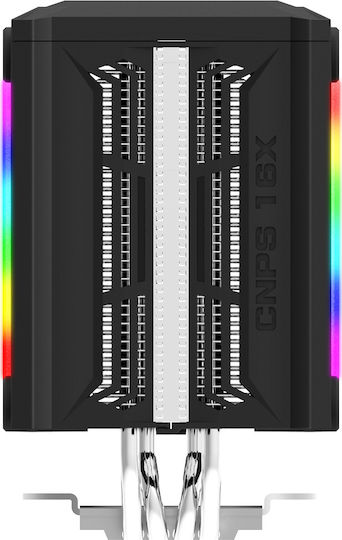 Zalman CNPS16X Ψύκτρα Επεξεργαστή Διπλού Ανεμιστήρα για Socket AM4/1200/115x/AM3/AM3+ με RGB Φωτισμό