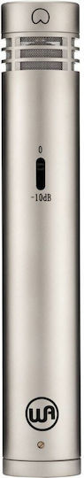 Warm Audio WA-84 Condenser (Small Diaphragm) Microphone XLR Shock Mounted for Studio in Silver Color