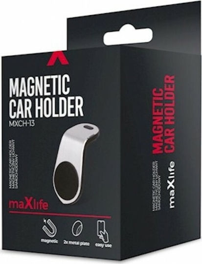 Maxlife MXCH-13 Car Mobile Mount with Magnet Silver