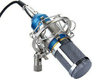 BM-800 Condenser Microphone XLR / USB Shock Mounted for Vocals in Blue Color