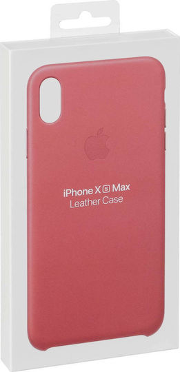 Apple Back Cover Leather Pink (iPhone XS Max)