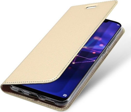 Dux Ducis Skin Pro Book Piele artificială Auriu (Huawei Mate 20 Lite)