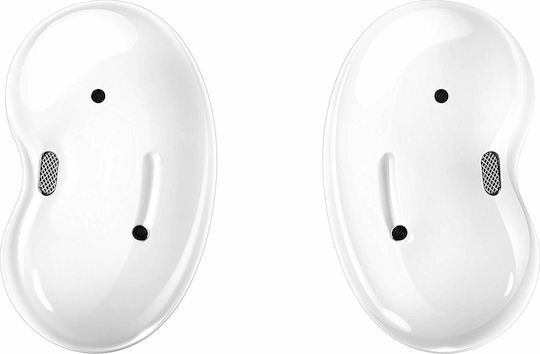 Samsung Galaxy Buds Live Bluetooth Handsfree Ακουστικά με Αντοχή στον Ιδρώτα και Θήκη Φόρτισης Mystic White