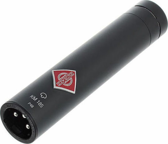 Neumann KM 185 Kondensator (Kleine Membran) Mikrofon XLR Stoßmontiert für Gesang Schwarz