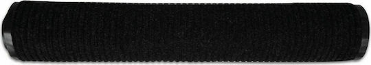 vidaXL Fußmatte Sisal mit rutschfester Unterlage Schwarz 90x120cm