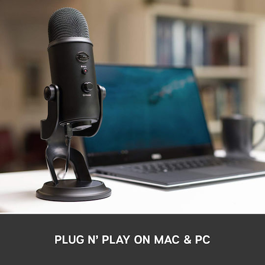 Blue Microphones Yeti Σετ Πυκνωτικό Μικρόφωνο USB Επιτραπέζιο για Φωνητικά