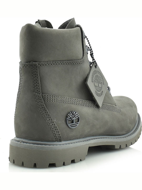 Timberland 6IN Premium Leather Women's Ankle Boots Gray