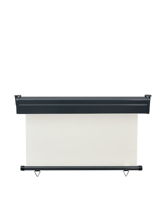 vidaXL Seitenrolloschatten Garten Cream 1.2x2.5m