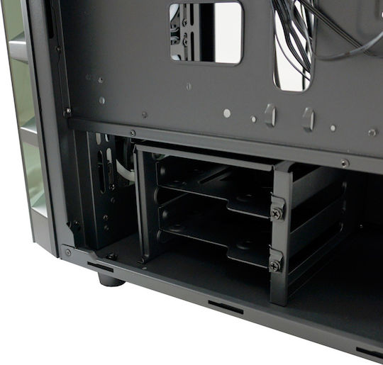LC-Power Gaming 709B - Solar_System_X Midi Tower Κουτί Υπολογιστή με Πλαϊνό Παράθυρο και RGB Φωτισμό Μαύρο