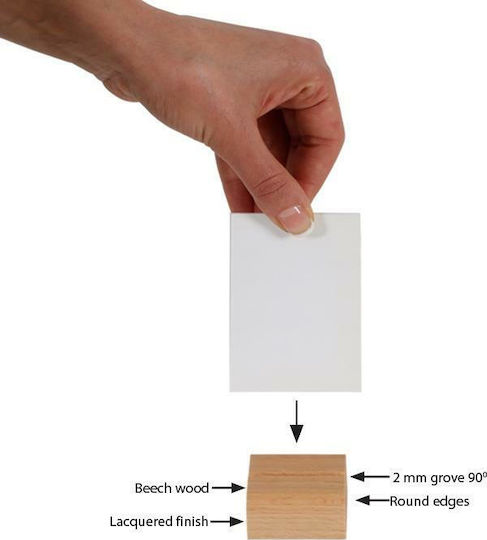 Table Stand for Menu 4x4 cm