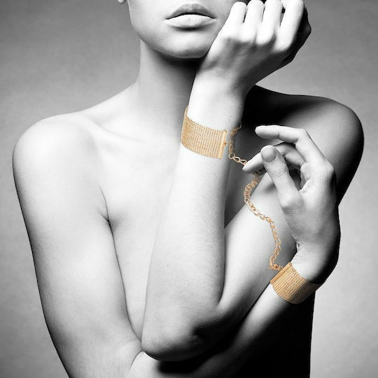 Bijoux Indiscrets Magnifique Metallische Kette Handschellen Sexy Schmuck Gold