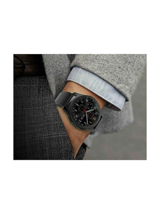 Tech-Protect Milanese Λουράκι Μεταλλικό Μαύρο (Galaxy Watch 3 45mm)