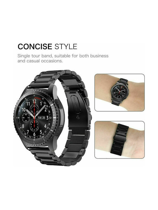 Tech-Protect Strap Stainless Steel Black (Galaxy Watch 3 45mm)