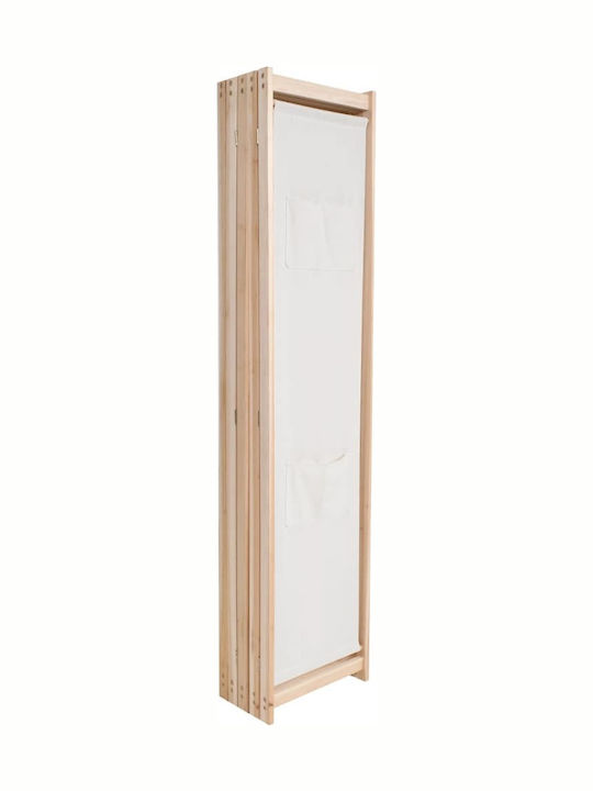vidaXL Wooden Room Divider with 4 Panels 200x170cm