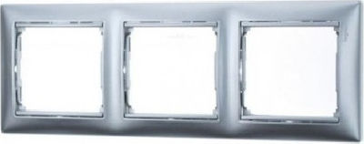 Legrand Valena 3 Positionen Horizontale Montage in Silber Farbe 770153