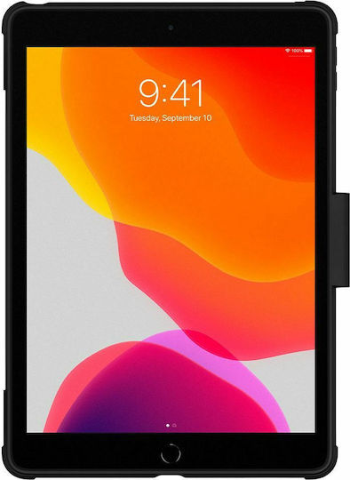 Spigen Rugged Armor Pro Flip Cover Ανθεκτική Μαύρη (iPad 2019/2020/2021 10.2'')