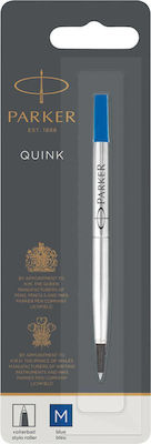 Parker Quink Ανταλλακτικό Μελάνι για Στυλό σε Μπλε χρώμα Rollerball Medium