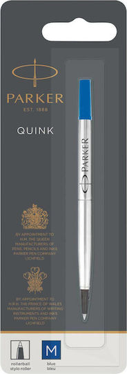 Parker Quink Пълнител Мастило за Химикал Средна Син