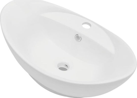 vidaXL Πάγκος με Νιπτήρα Μ60xΒ40xΥ16.3cm Γκρι