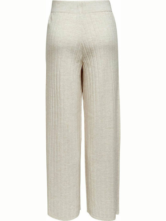 Damen Hoch tailliert Stoff Hose Stone