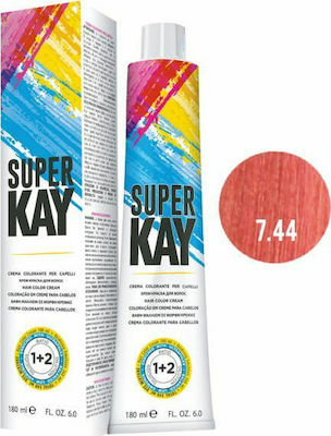 Kepro Kay Super Hair Dye 7.44 Intense Copper Blonde 180ml