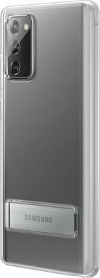 Samsung Standing Cover Umschlag Rückseite Synthetisch Transparent (Galaxy Note 20) EF-JN980CTEGEU