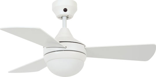 Lucci Air Airlie Hugger 512309 Ceiling Fan 91cm with Light and Remote Control Beige