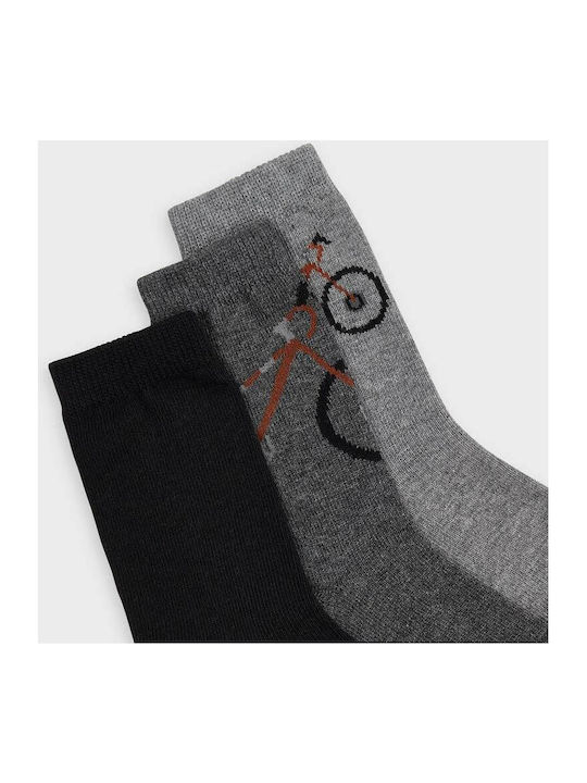 Mayoral Boys 3 Pack Knee-High Socks Gray