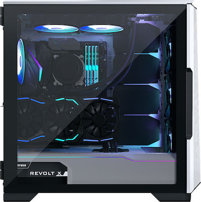 Phanteks Eclipse P500A DRGB Gaming Midi Tower Κουτί Υπολογιστή με Πλαϊνό Παράθυρο Λευκό